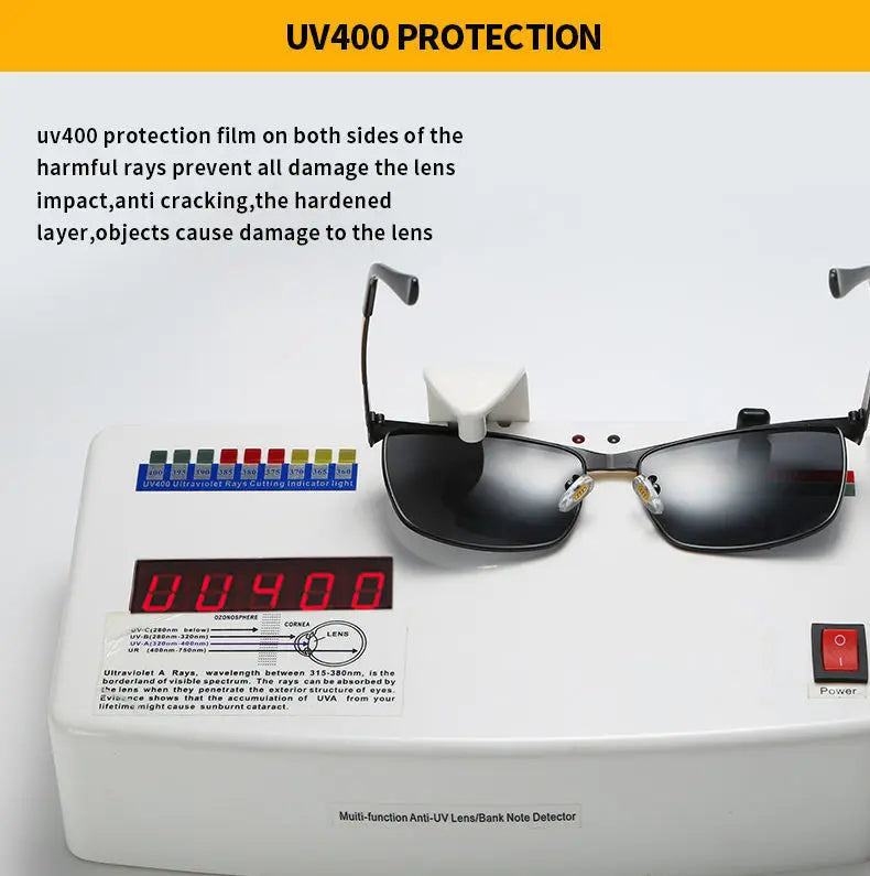 BWM Luxury Polarized Sunglasses Men UV Anti-Glare Driving Cycling Fishing Outdoor Beach Hiking Sunglasses Mirror Color Film 58