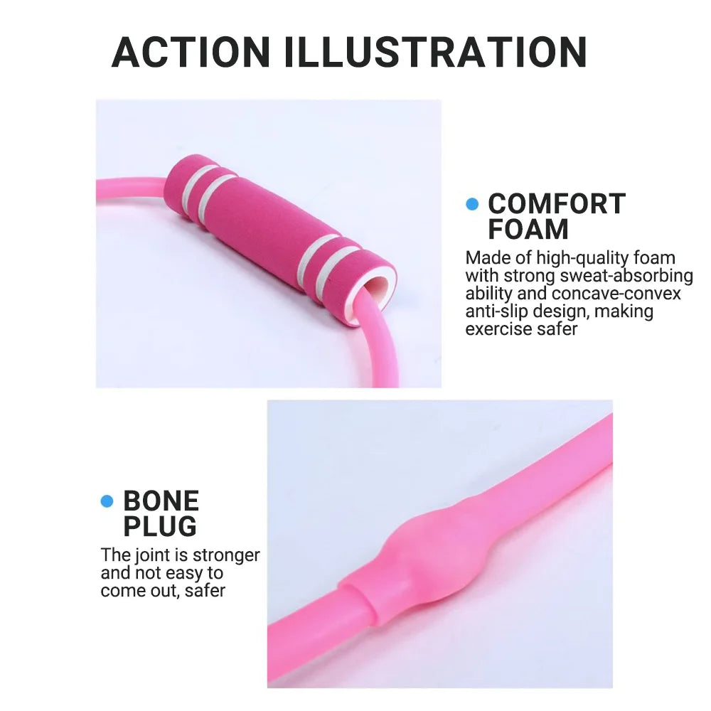 Yoga Elastic Exercise Bands Fitness Equipment CrossFit Bodybuilding Workout Tension Rope Resistance Band Home Gym