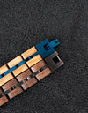 Bracelet Metal Stainless Steel Wood Strap Jewelry