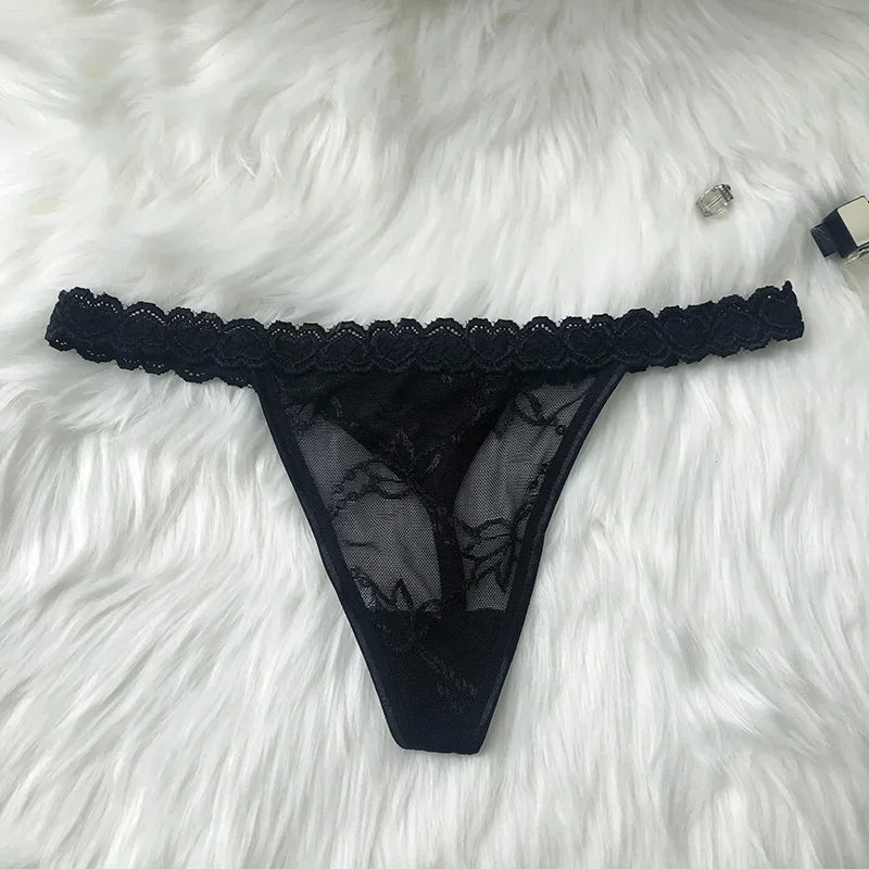 Custom Name tanga Underwear Crystal Letters Personalized Thong Women Lace Bikini G-String Panty