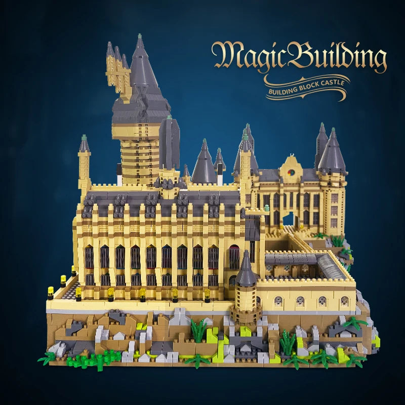 6000+Pcs Harry Potter Mini Building Blocks Sets Birthday Gifts for  Adult Magic Castle 3.5mm Blocks Creative Toys