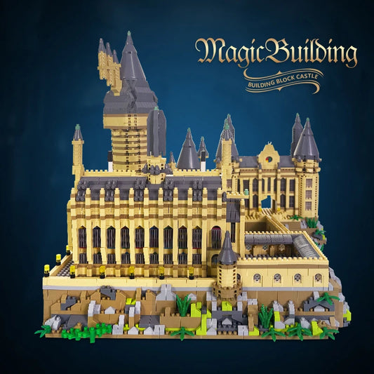 6000+Pcs Harry Potter Mini Building Blocks Sets Birthday Gifts for Adult Magic Castle 3.5mm Blocks Creative Toys