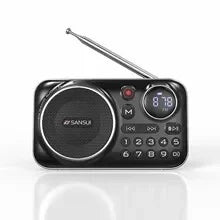 SANSUI F21 Mini Bluetooth Speaker FM Radio 70MHz-108MHz Supports FLAC APE TF Card Outdoor USB Music Box Player Recording Device