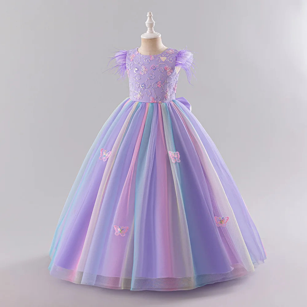Girls Princess Dress - Fluffy Tulle Ball Gown for 1st Birthday/Wedding/Pageant | Flower Girl Party Dress