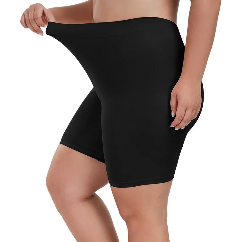 Seamless Safety Pants High Waist Abdominal Women Pants Postpartum Body Shaper Comfort Boxer Briefs Skirt Shorts XL-4XL Underwear