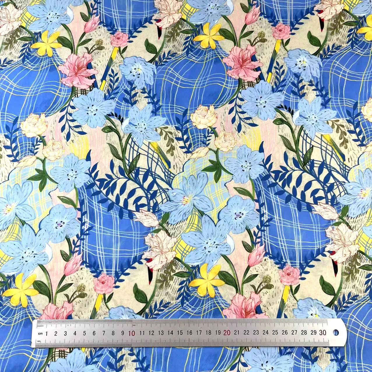 60s Printed 100% Cotton Fabric - Premium DIY Sewing & Quilting Material (per Meter)