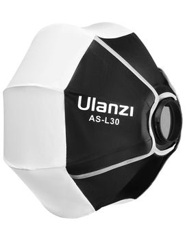 30cm Mini Bowens Mount Globe Lantern Softbox Quick Installation Professional Softbox for LT028 40W COB Video Light