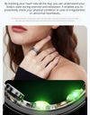 R03 Smart Ring Men Women, Battery Life 39 Days, Health Monitor, IP68 & 5ATM Waterproof, Multi-sport Mode