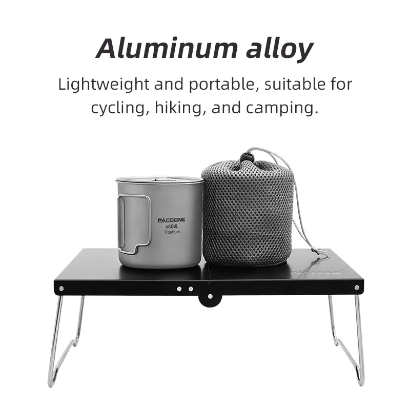 Folding Table Outdoor Camping Ultralight Tables Hiking Aluminum Table Picnic Portable Mini Coffee Small Teatable BBQ