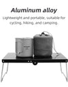 Folding Table Outdoor Camping Ultralight Tables Hiking Aluminum Table Picnic Portable Mini Coffee Small Teatable BBQ