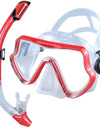 Scuba Diving Mask Snorkel Set For Adults Tempered Glass Professional Panoramic Snorkeling Gear Swimming Training Snorkel Kit