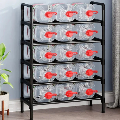 4/5/6/7/8 Tiers Metal Frame Shoe Rack Shoe Organizer Closet Space Saving Shoe Shelf for Entryway Tall Shoe Rack Load-Bearing