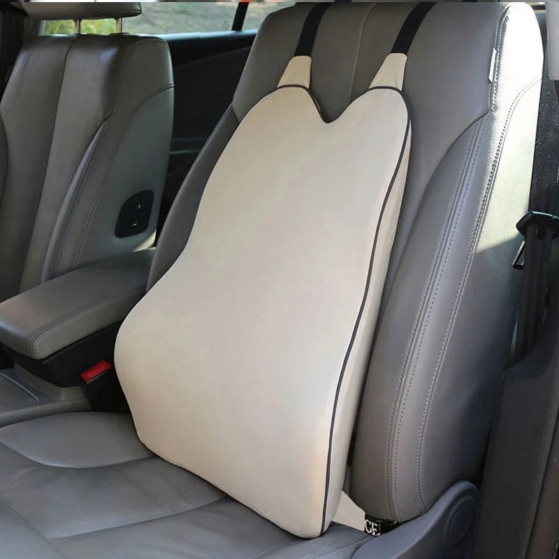 Car Waist Support Pillow Soft Comfortable Memory Foam Cotton Relieve Back Pain Car Seat Lumbar Cushion For Office Home Car