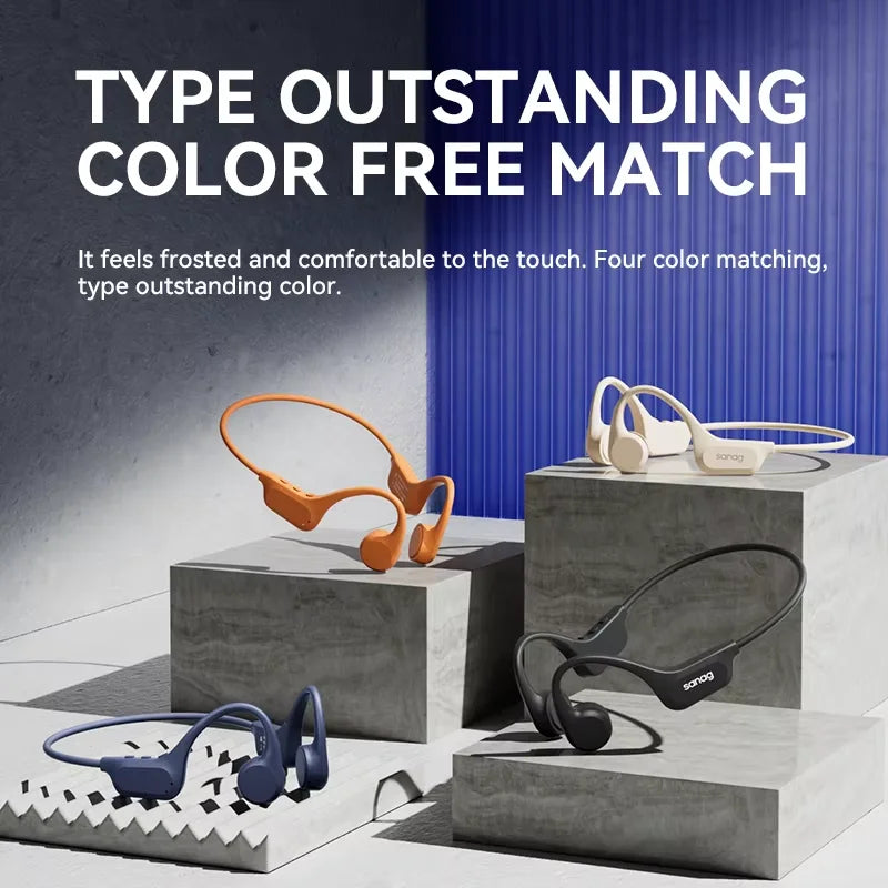 B60S Bone Conduction Earphones 64GB MP3 Wireless Open Headset IPX8 Swimming Waterproof Flash-sale Choice Headphones