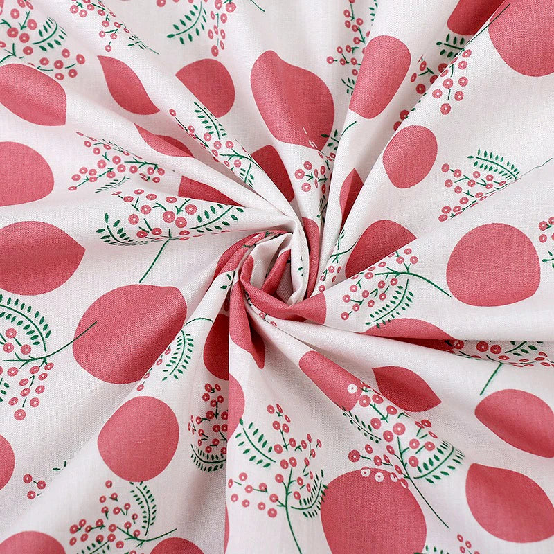 100% Cotton Fabric - DIY Sewing Material for Dresses & Home Decor (per Meter)