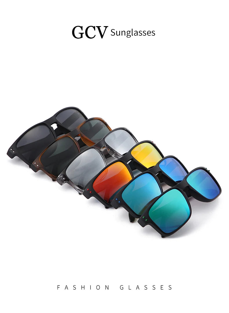Retro Wrap Photochromic Polarized UV400 Sunglasses for Men Women Casual Fashion Eyewear