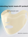 Summer Sun UV Protection Breathable Washable Reusable Ice Silk Face Veil Silk Scarf for Women Anti-UV Face Cover Sunscreen Mask