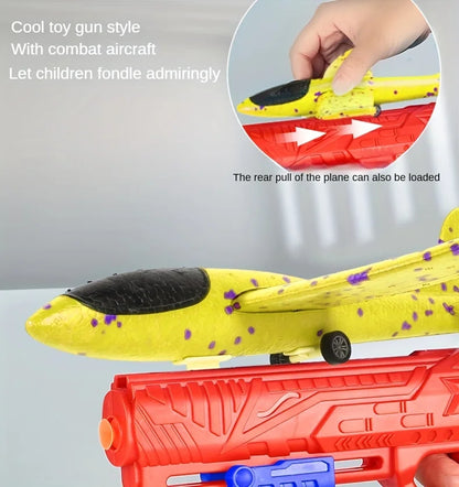 Foam aircraft launcher epp foam aircraft glider player catapult children catapult weapons aircraft shooting game toys