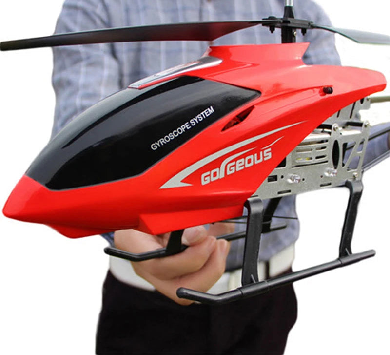 Rc Helicopter With Remote Control Extra Durable Big Plane Toy For Drone Model Outdoor 3.5CH 80cm Aircraft Large Helicopter