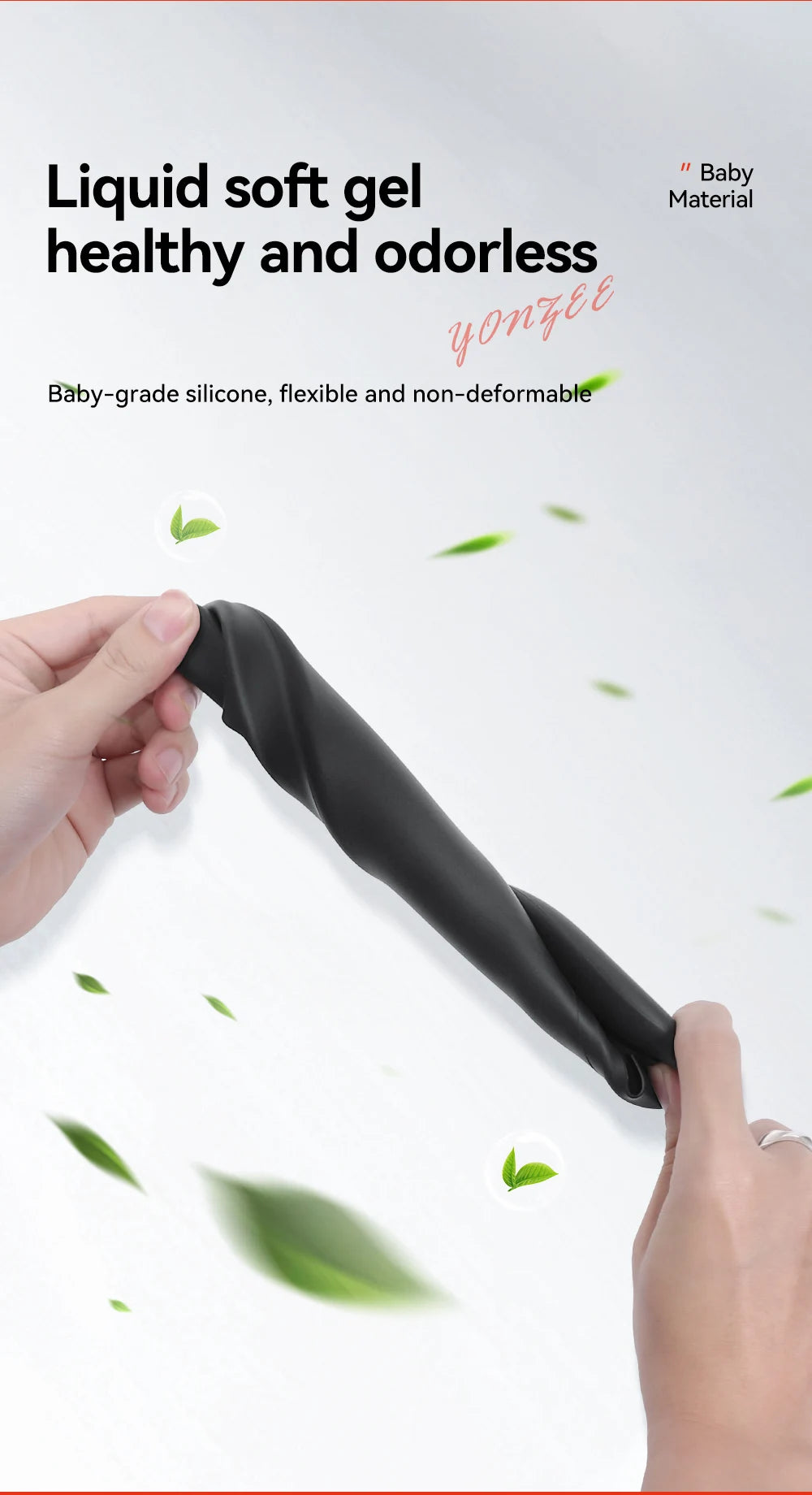 Silicone Armrest Protector Cover for Tesla Model YL Second Row Handrail