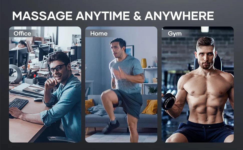 Breo Lucky 7 Massager  with Heat Muscle Low Noise Type-C