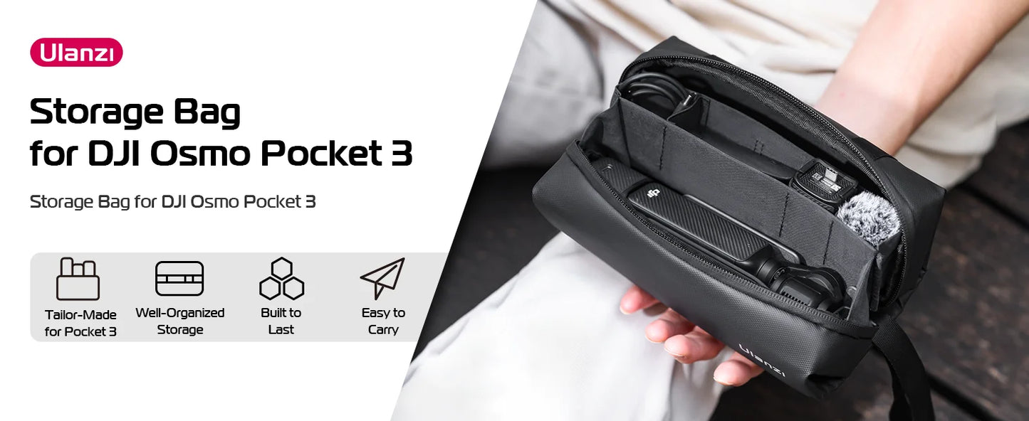 Magnetic Mini LED Video Light for DJI Osmo Pocket 3 – Waterproof Vlogging & Live Streaming Light, 500mAh Rechargeable