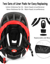 Detachable Full Face Bike helmet 's Sports  Cycling mtb Motorcycle Skateboarding Roller Skating Helmet