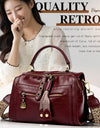 Handbags High Quality Leather Shoulder Bags Designer Solid Color Handbag