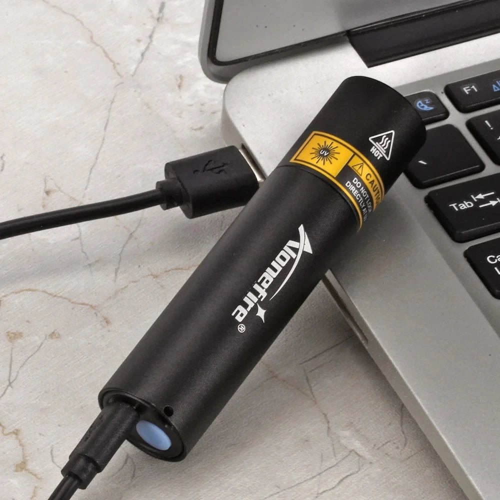 365nm UV Rechargeable Blacklight Flashlight For Detection