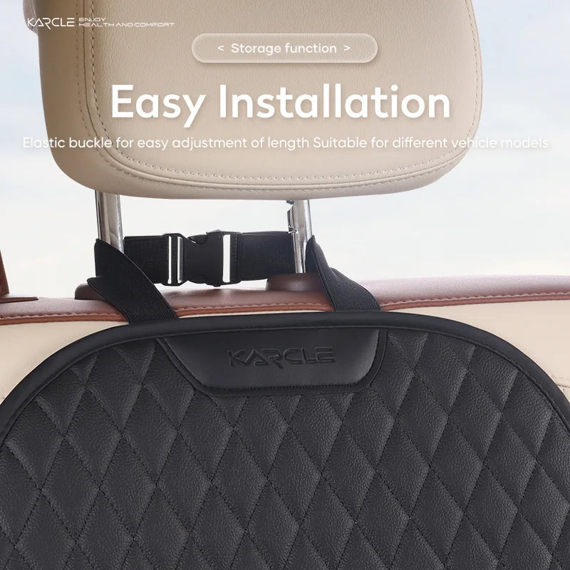 PU Leather Car Seat Protection Mat Car Seat Protector for Child Universal Car Safety Seat Mat Auto Security Rear Seat Covers