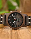 Wood Watch Zebra Multifunctional Luminous Lettering Custom