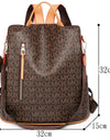 Women's Leather Backpack Designer Multifunctional Anti-theft backpack woman High Quality Luxury Bag Sac a Mains Femme Bagpack