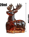 Whiskey Glass Decanter Animal Statue Whiskey Decanter Wine Bottle Liquor Bottle Home Decorations Wine Container for Alcohol