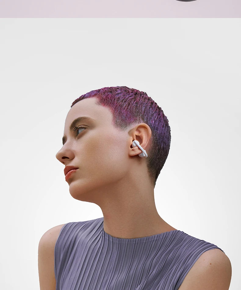 F60 Open Ear 360° Panoramic Sound Headphones Deep Bass Earphones Hi-Pure Original High Lossless Quality Sound Headset