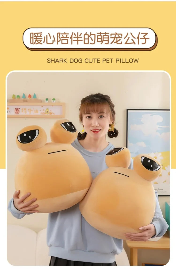 22-55cm My Pet Alien Pou Big Size Plush Toy Kawaii Alien Pet Dolls Cute Pou Stuffed Toys Soft Pillow Animal Kids Birthday Gifts