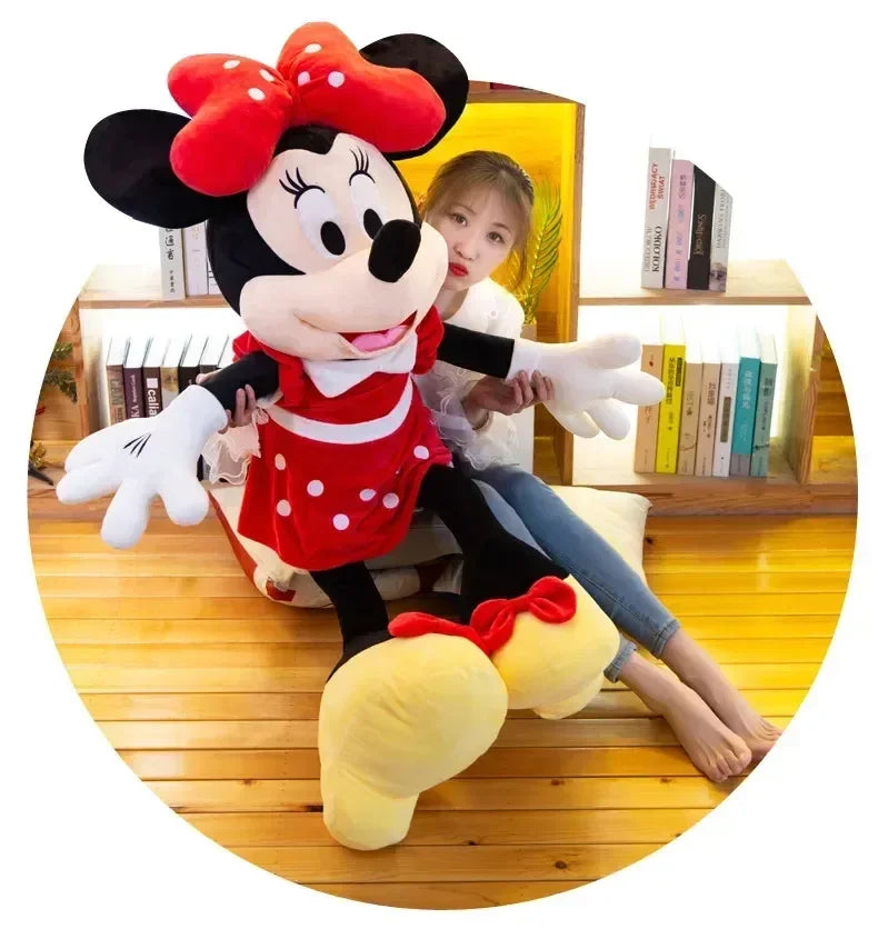 Cartoon Mouse Plush Doll Super Soft Crystal Velvet Pillow