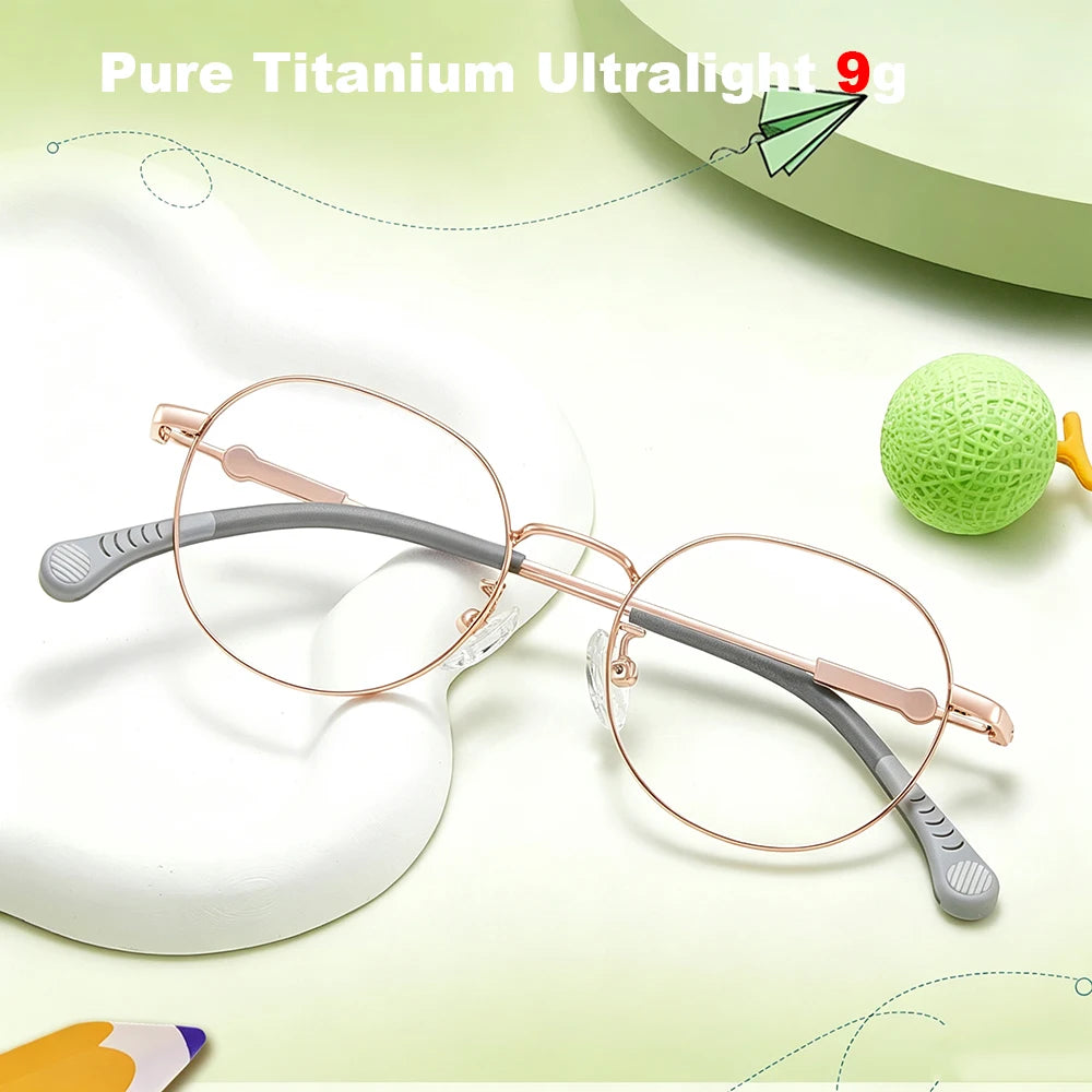 Kids Beta Titanium Lightweight Eyeglasses Frame