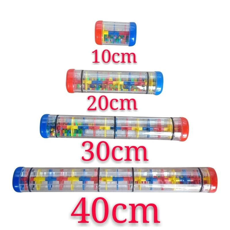 Rainmaker  Toys Rain Stick for Babies 0 6 12 Months  Rattles Toy Rainmaker Musical Instrument Montessori Sensory Toys
