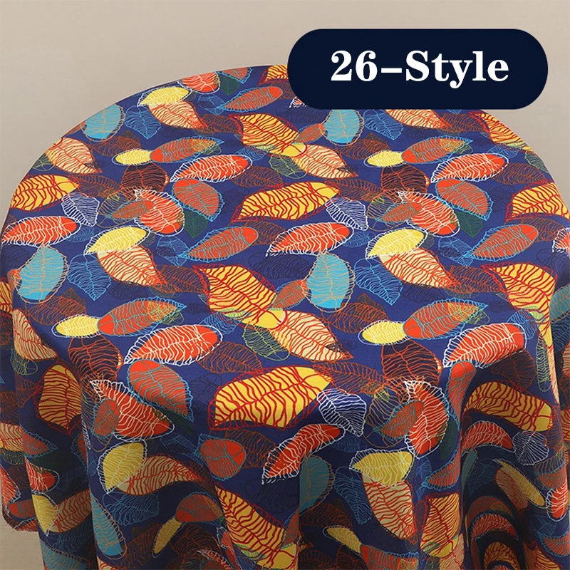 1M/2M/3M 30colors plant floral print canvas fabric for Home textile DIY sewing tent tablecloth, luggage bags Cloth by the meter