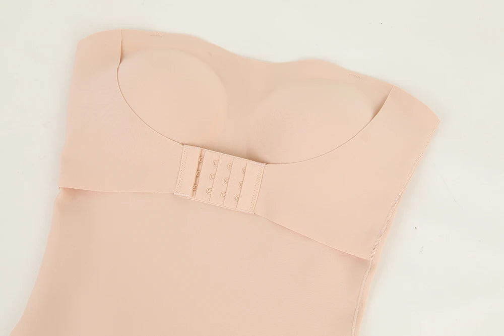 Strapless Thong Bodysuit for Women – Plus Size Tummy Control Shapewear