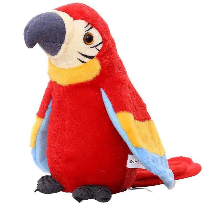 Parrot Talking Electronic Speaking Record Repeats Cute Soft Stuffed Animal Bird Doll Children Kids Baby Gift