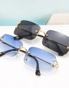 Stylish Sunglasses Diamonds Cut Small Frame High Quality Comfortable Wear
