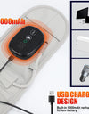 Red Light Heating Vibration Massage Inflatable Belt Airbag Support Air Decompression Back Brace Adjustable Waist Support Belt