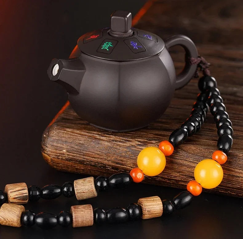 Creative Teapot Gas Lighter Adjustable Flames with Playing Inflation Windproof Red Flame Cigarette Accessories Unique Gift