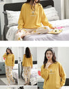 Women’s Winter Corduroy Cotton Pajama Set – Cute, Comfortable, Loose Long Sleeve Loungewear