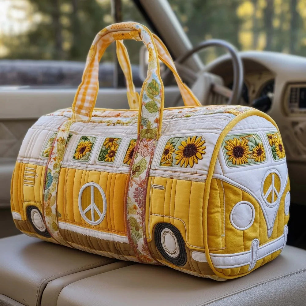 Adjustable Strap 3D Quilted Travel Duffle Bag Large Capacity Tote