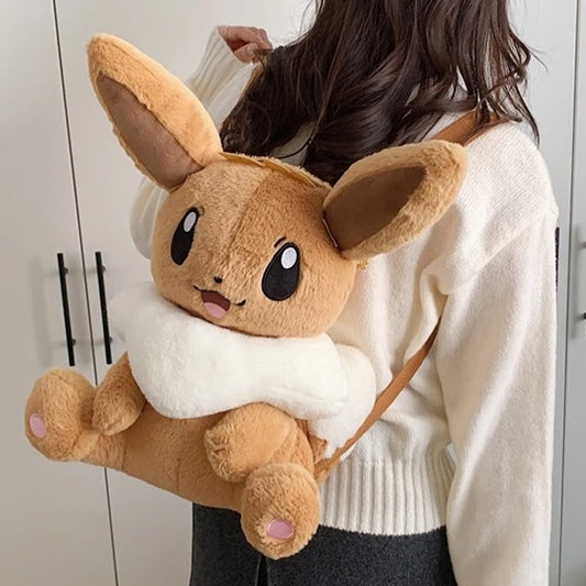 Kawaii Character Plush Backpack Soft Shoulder Bag