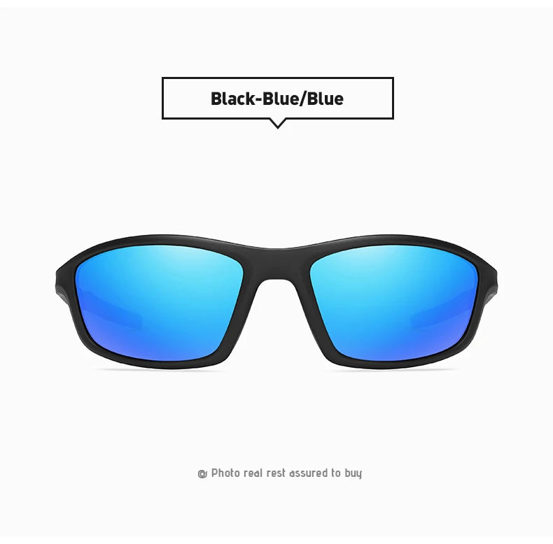 TR90 Polarized Outdoor Sports Sunglasses UV400 Mirror Anti-Glare Driving Glasses for Men Women