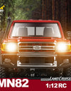 1:12 Rc Auto Mn Model Mn82 Retro Full-Scale Simulatie Lc79 Rtr 2.4G 4wd 280 Motor Afstandsbediening Pick-Up Rc Truck Model Auto