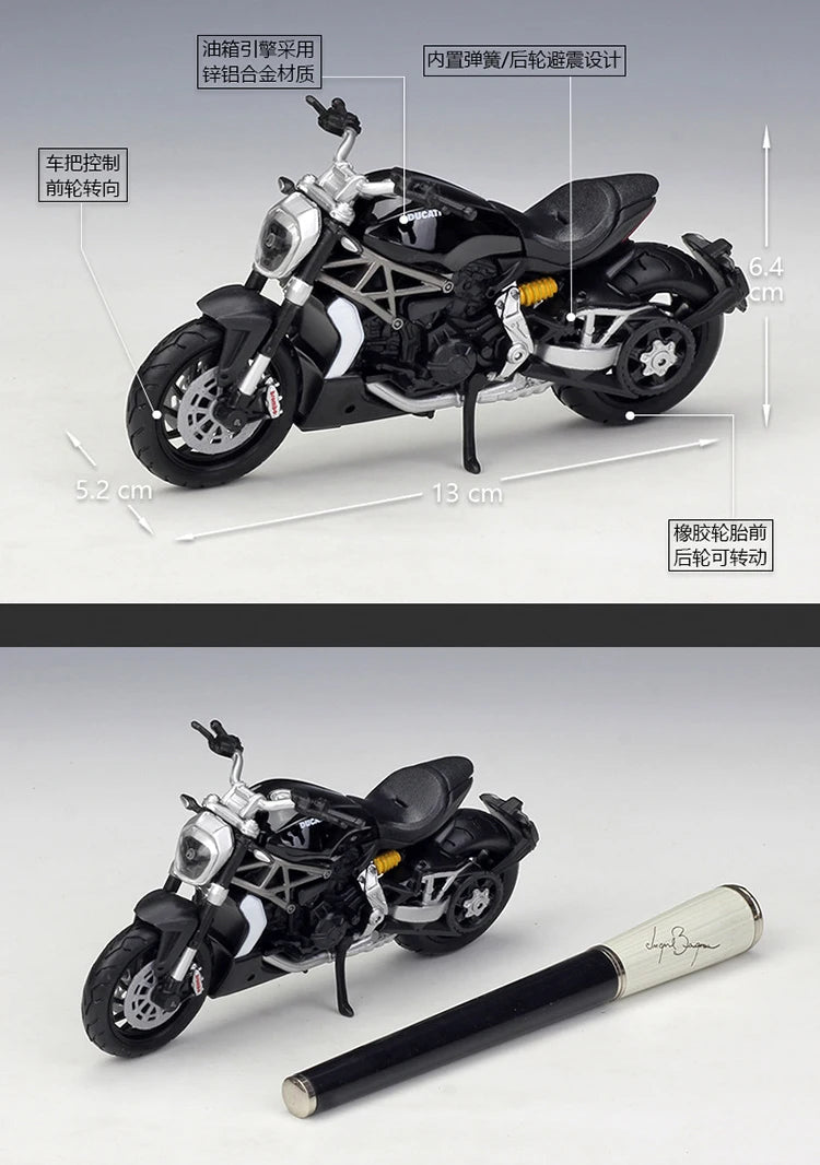 1 18 Scale Ducati XDiavel S 2016 Diecast Motorcycle Model